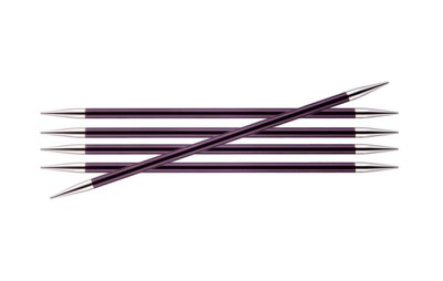 KnitPro Спицы носочные Zing, 6.00 мм, 15 см