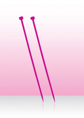 KnitPro Спицы прямые Spectra Flair Acrylic, 12.00 мм, 35 см