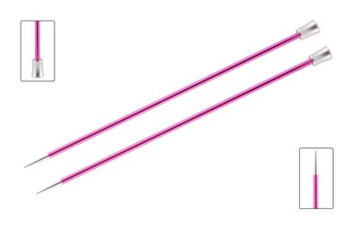 KnitPro Спицы прямые Zing, 5.00 мм, 35 см