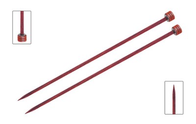KnitPro Спицы прямые Cubics Symfonie-Rose, 6.50 мм, 30 см
