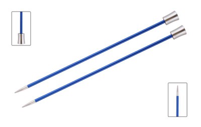 KnitPro Спицы прямые Zing, 4.00 мм, 30 см