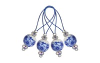 KnitPro Маркеры петель Playful Beads Blooming Blue (12 шт.)