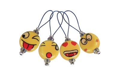 KnitPro Stitch markers Playful Beads Smileys (12 pcs.)